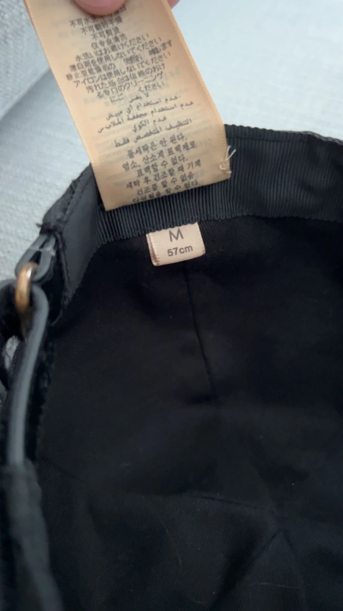 Gucci keps svart - 90