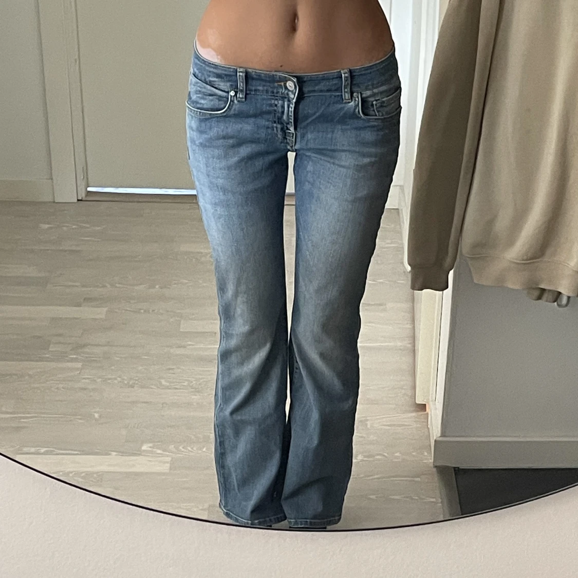 Lågmidjade jeans