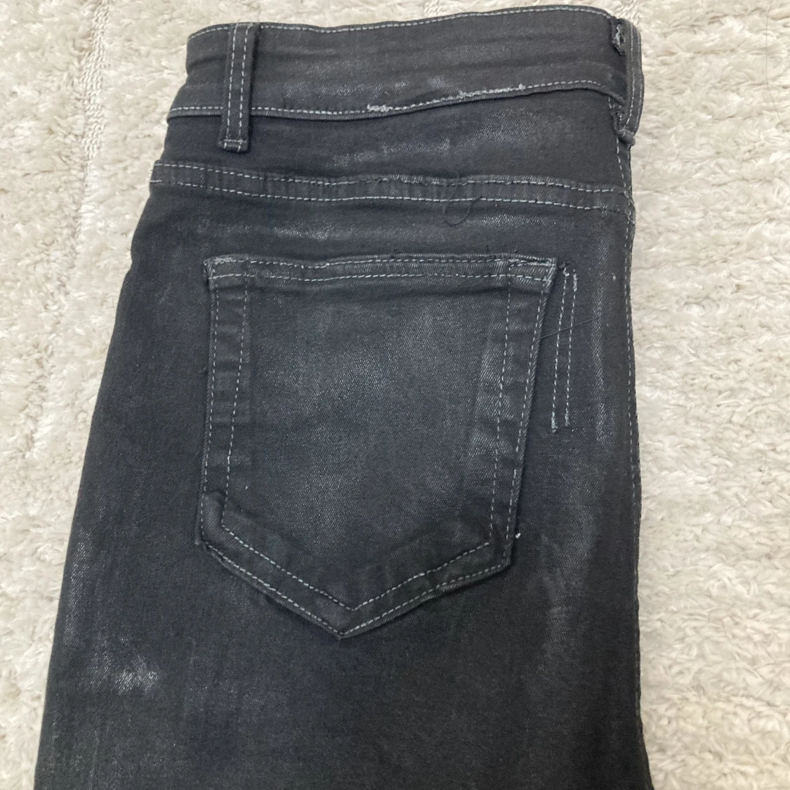Rick owens waxed bootcut denim  - 91