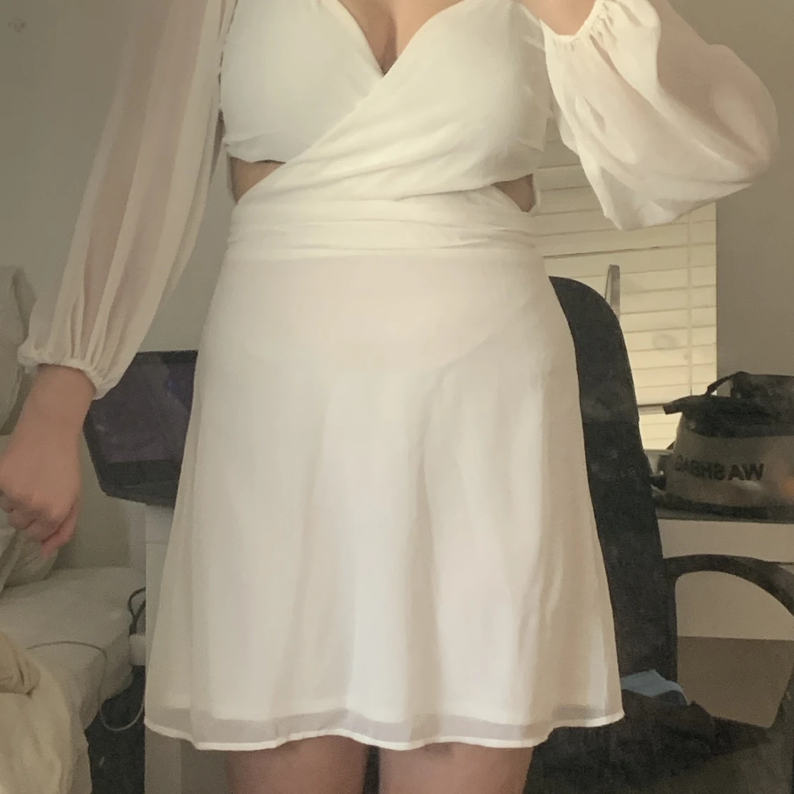 Vit klänning  - 91
