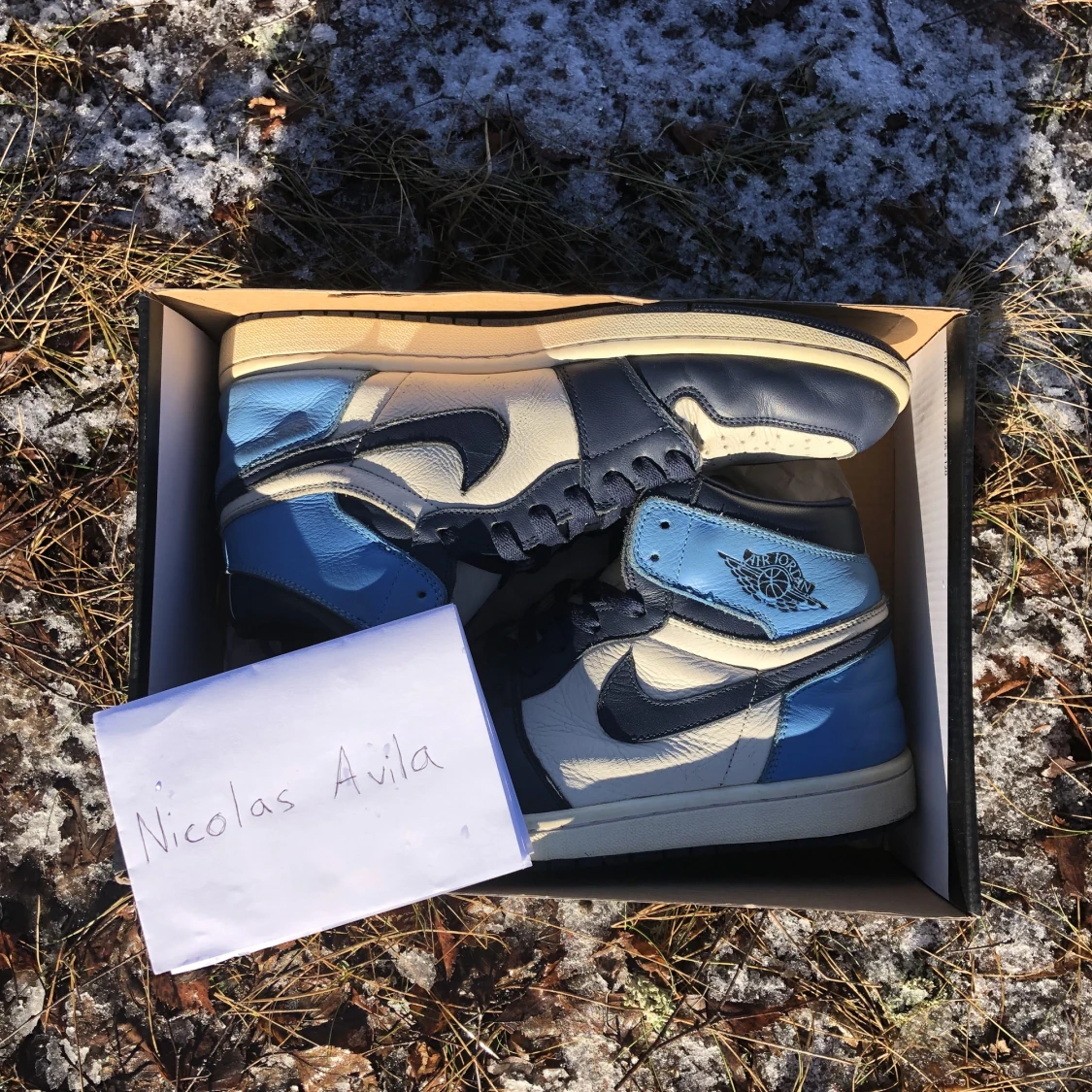 Jordan 1 High Obsidian - 91