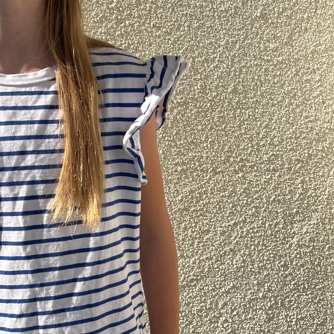 Randig volang tröja - 90