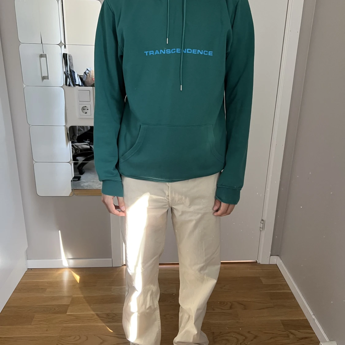 Grön hoodie carlings