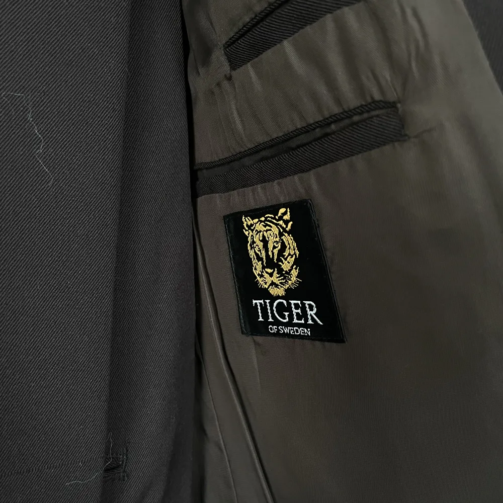 Sparsamt använd Tiger of Sweden kostym i brunt. . Kostymer.