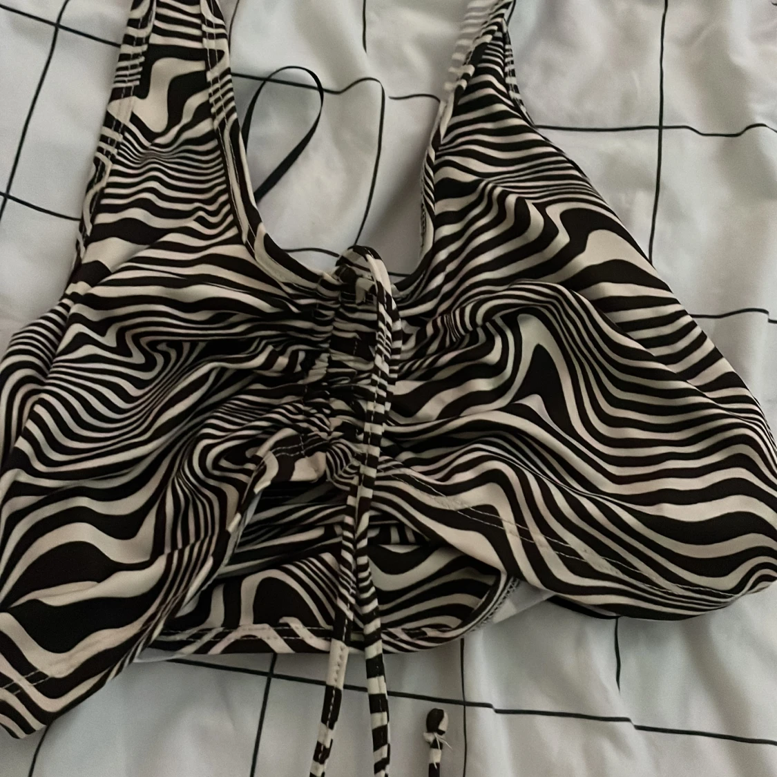Brun vit topp - 90