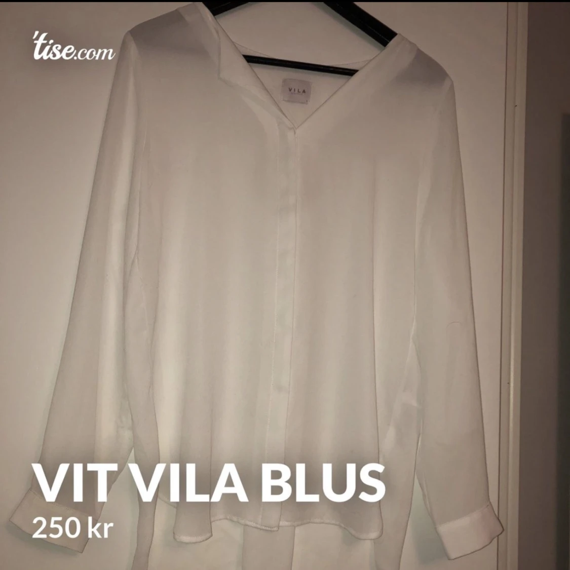 Vit vila blus