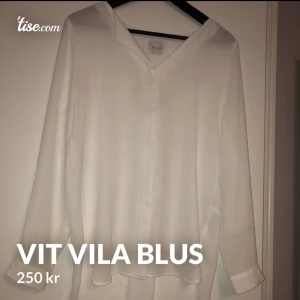 Vit vila blus - Oanvänt