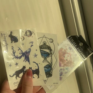 3 ark tattueringar - Helt nya, frakt 15kr