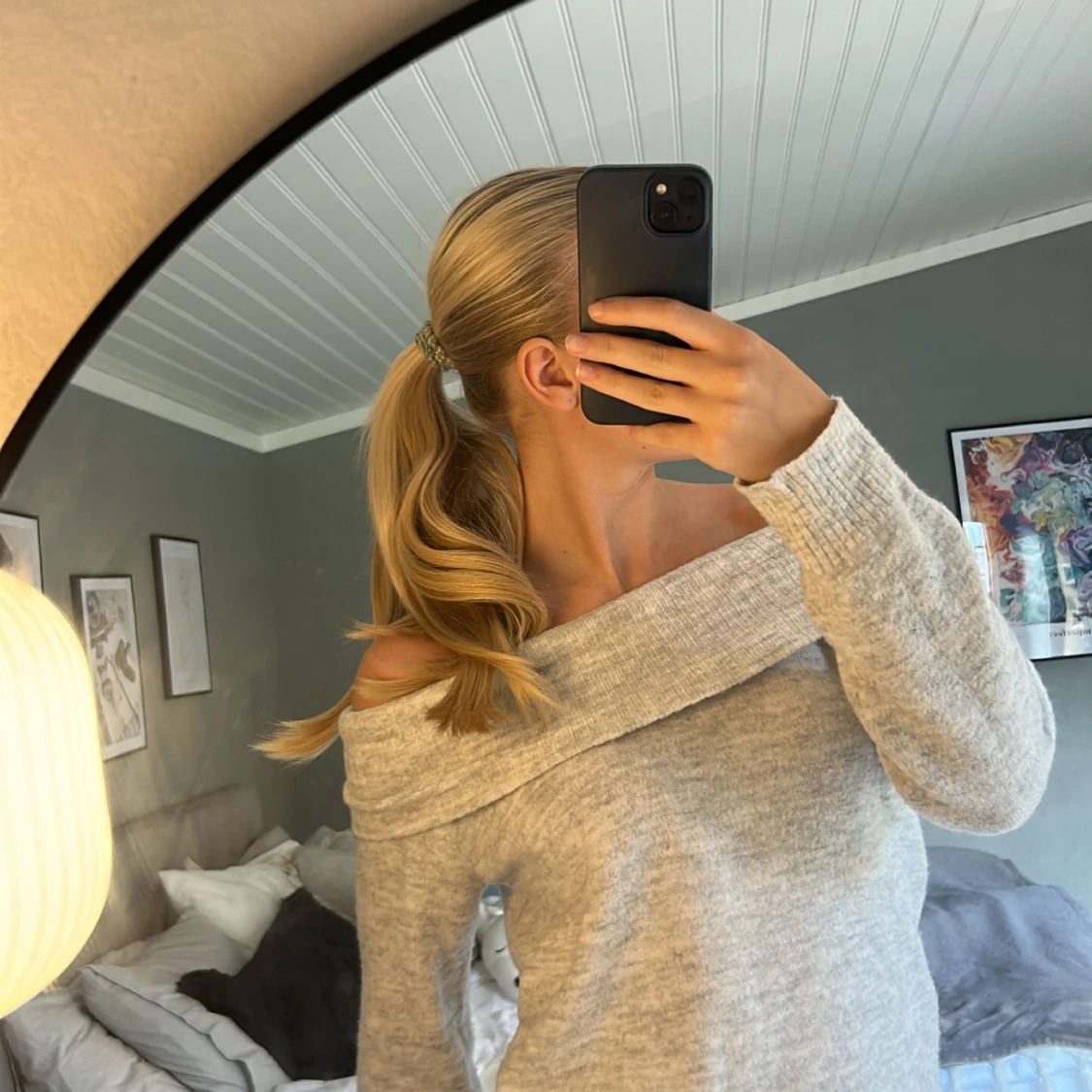 off shoulder tröja - 90