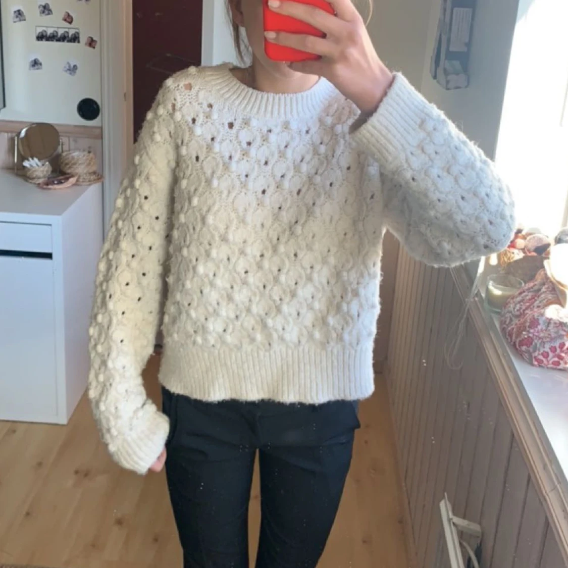 Stickad tröja från zara