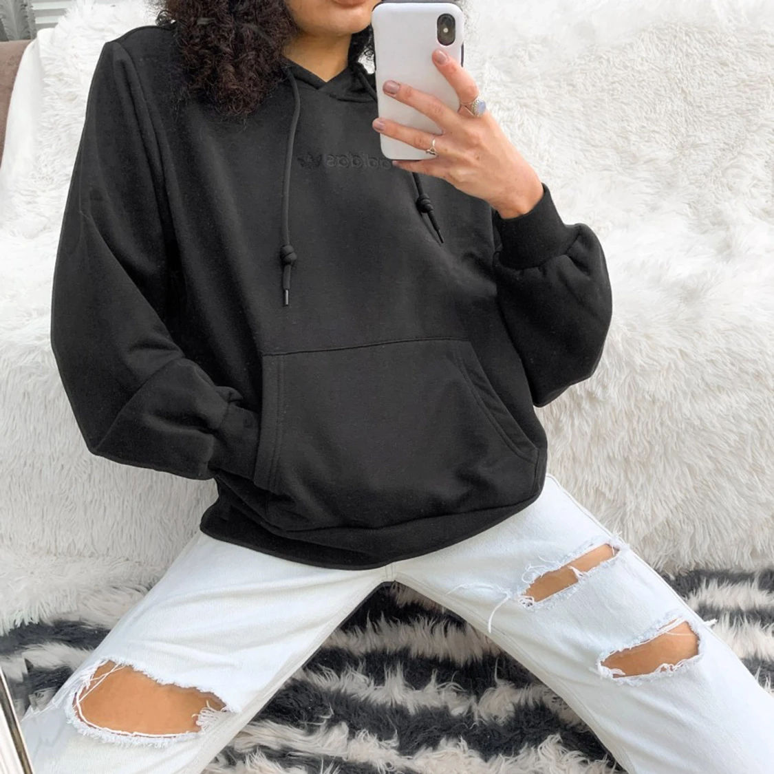 Adidas Original  Hoodie Slutsåld Online - 90