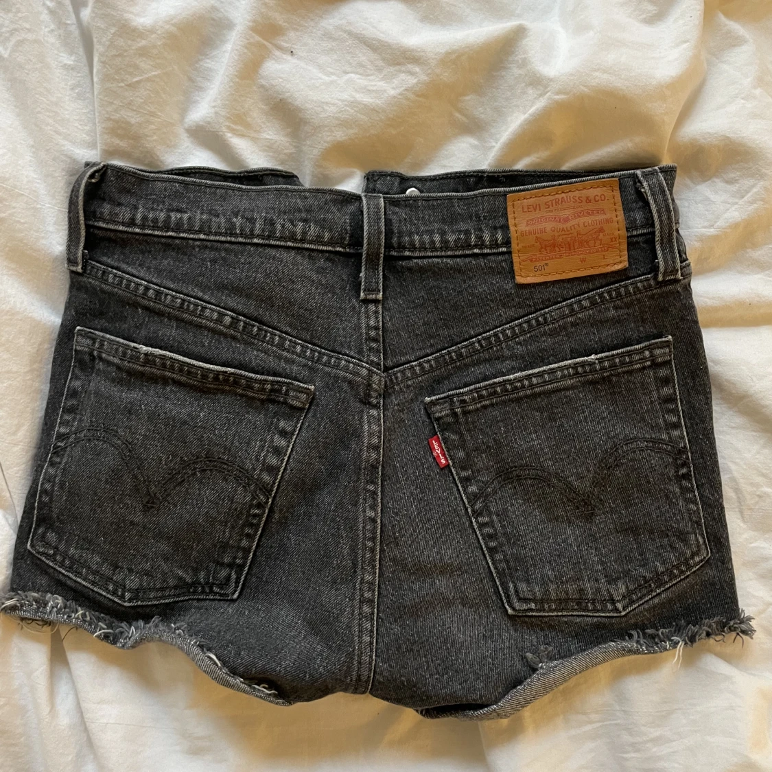 Gråa Levis 501 shorts