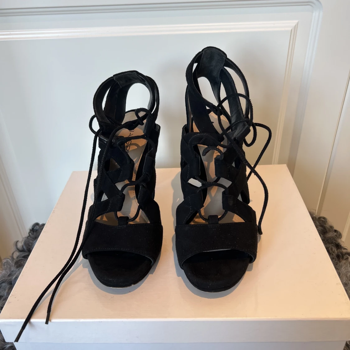 Snörade Pumps  - 90