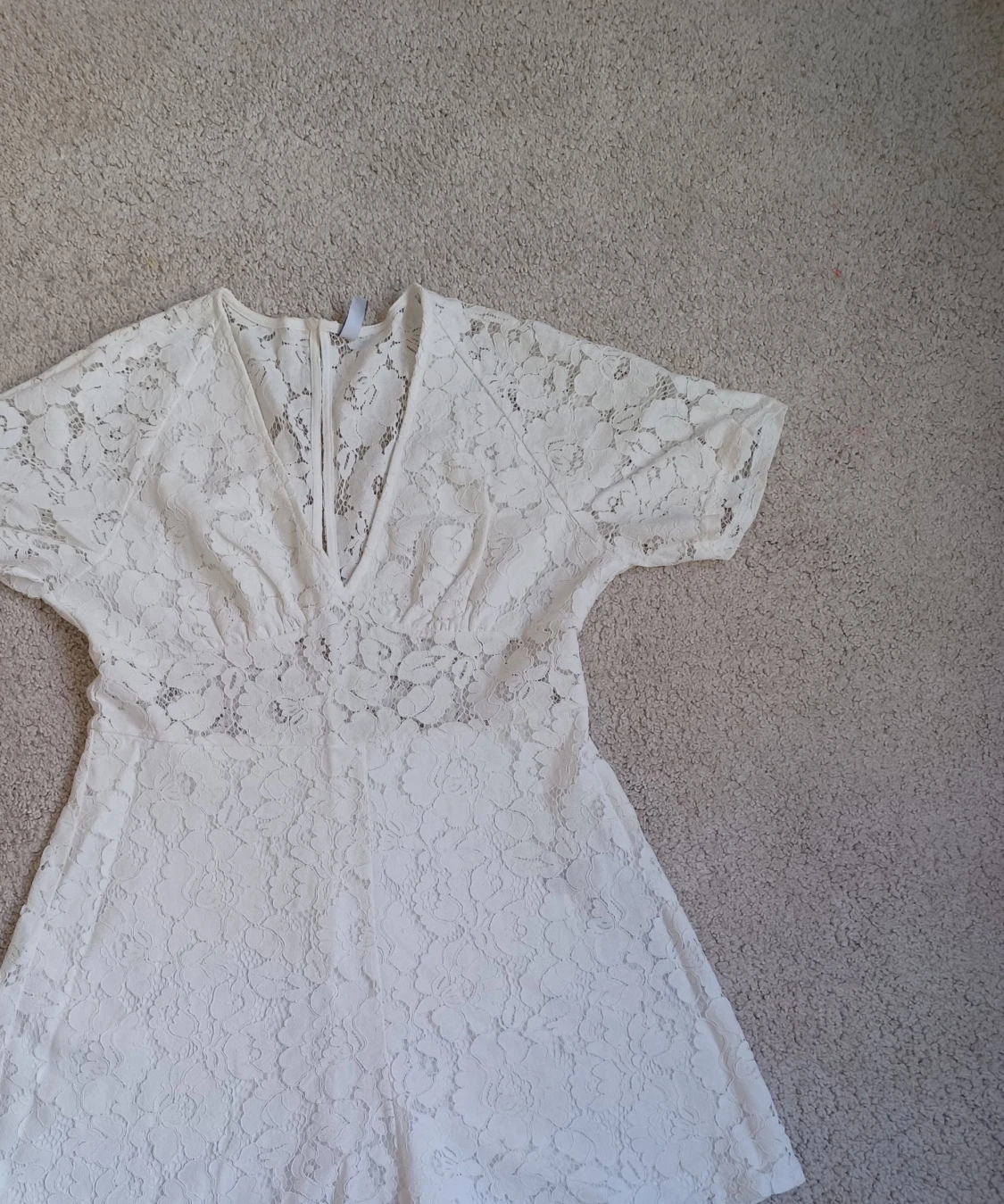 Vit Shorts klänning