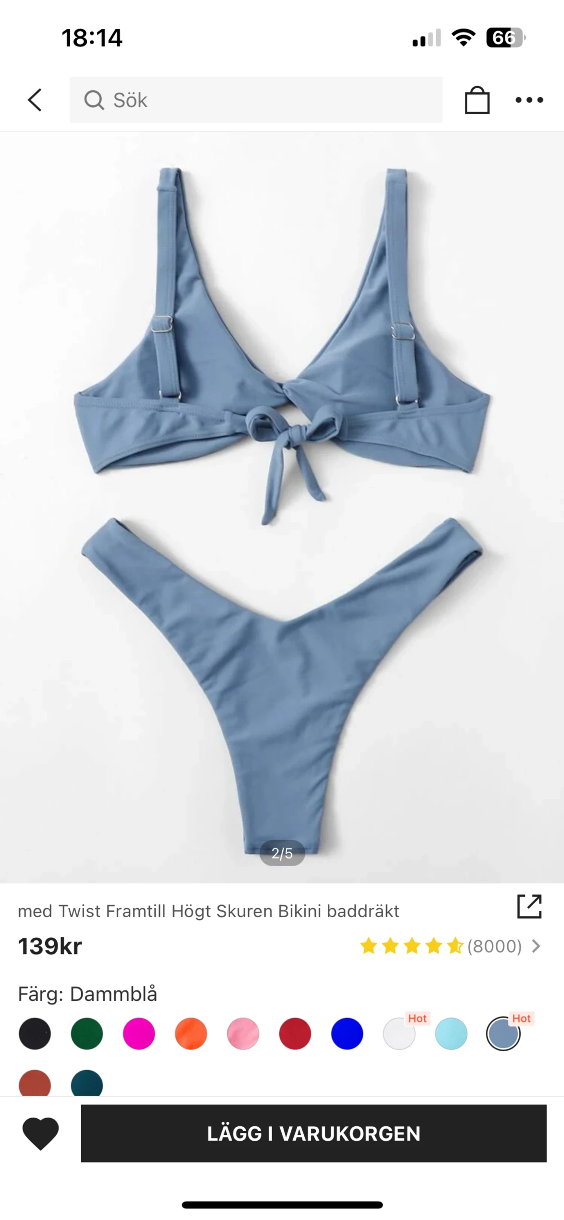 Oanvänd bikini - 90