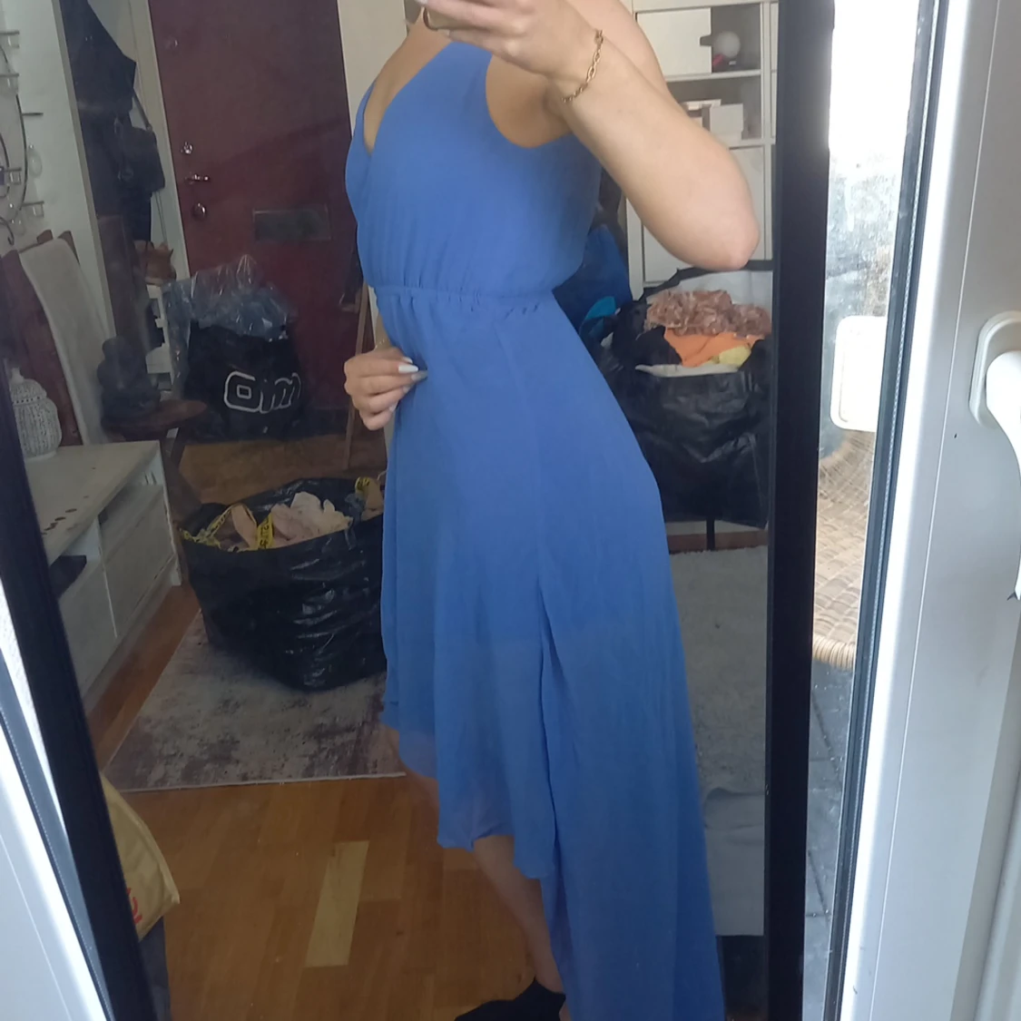 Blå Klänning (kortare framtill) - 90