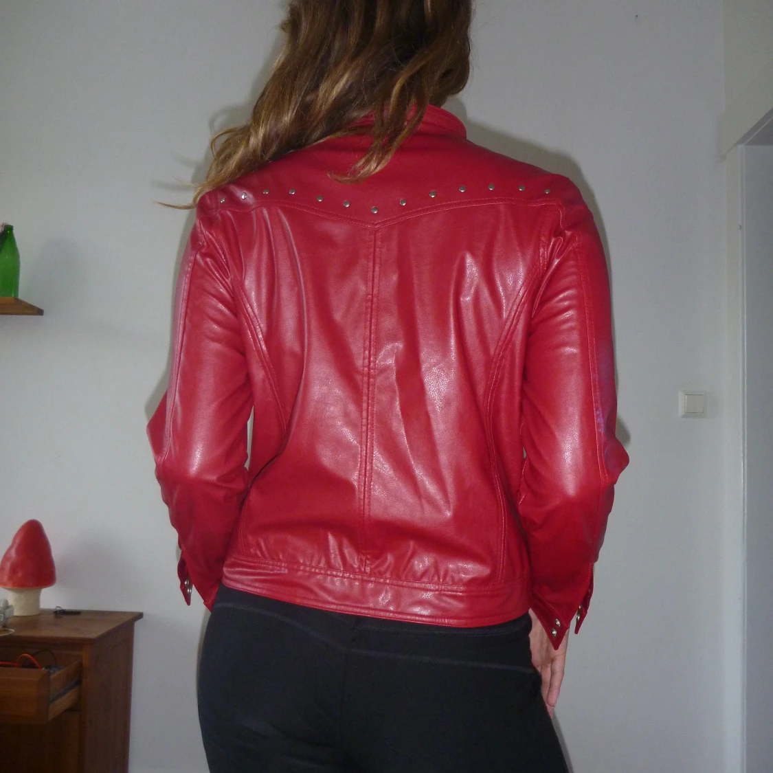 Bikerjacka Röd - 90