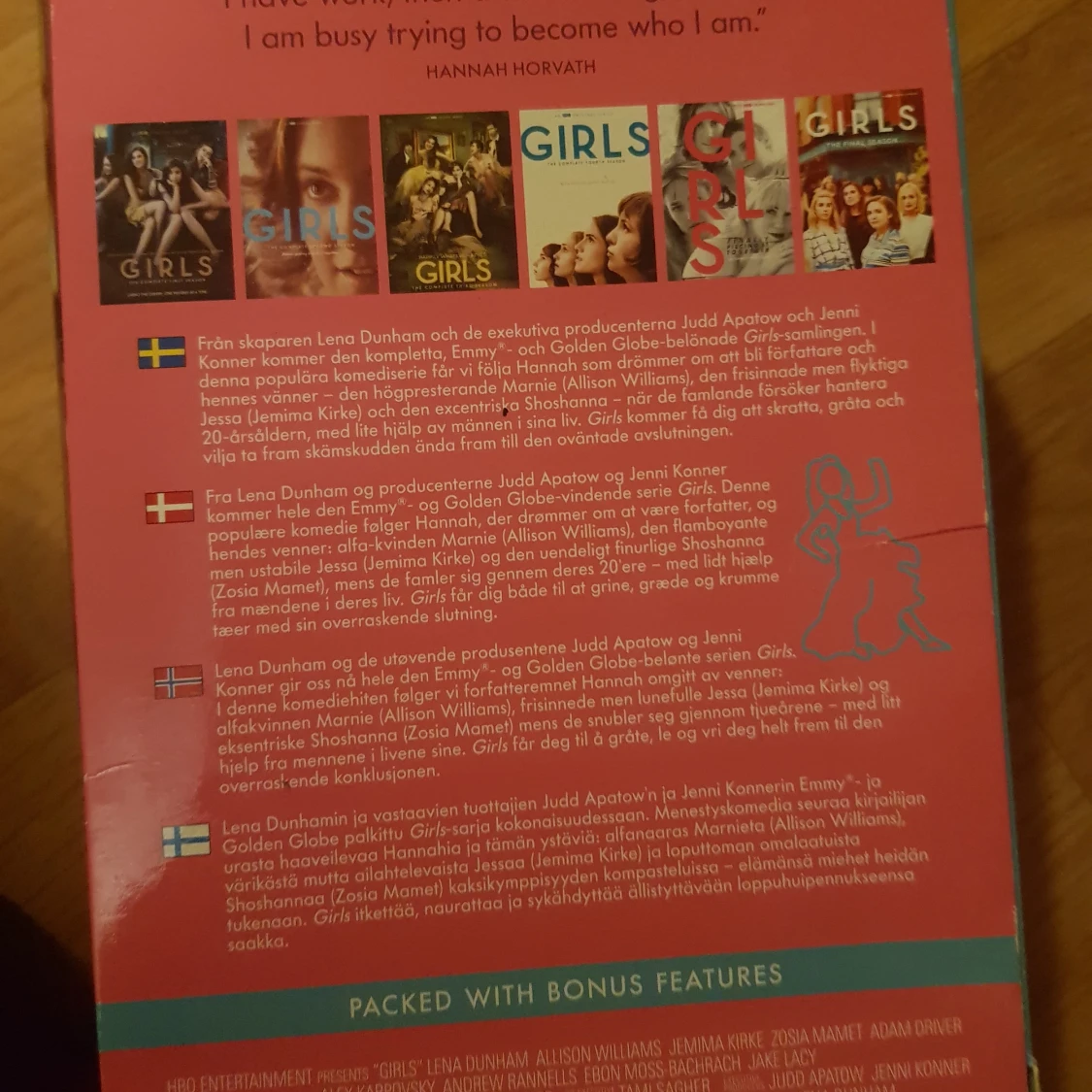 Dvd box alla säsonger av girls  - 91