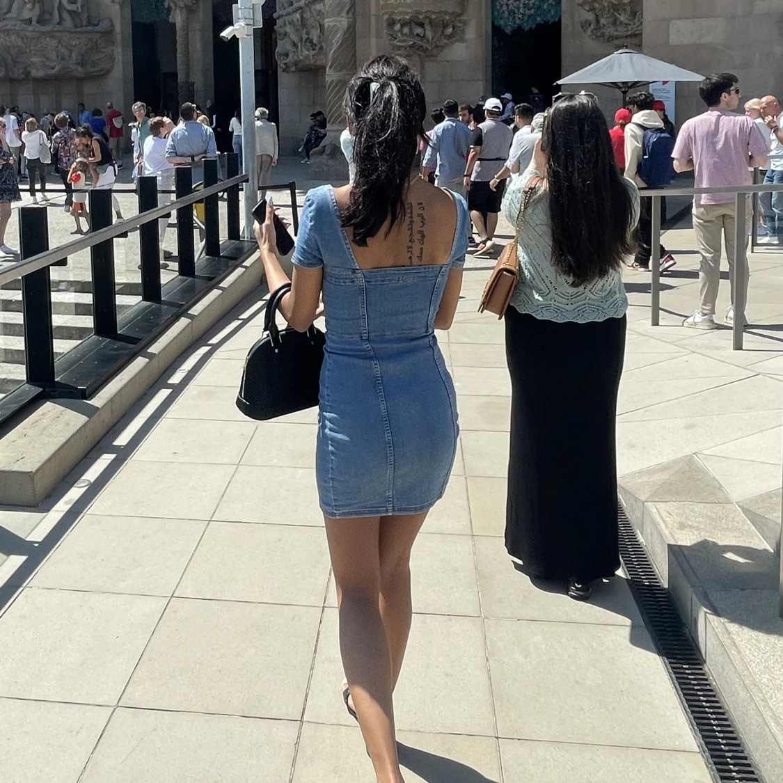 Perfekt jeansklänning - 90