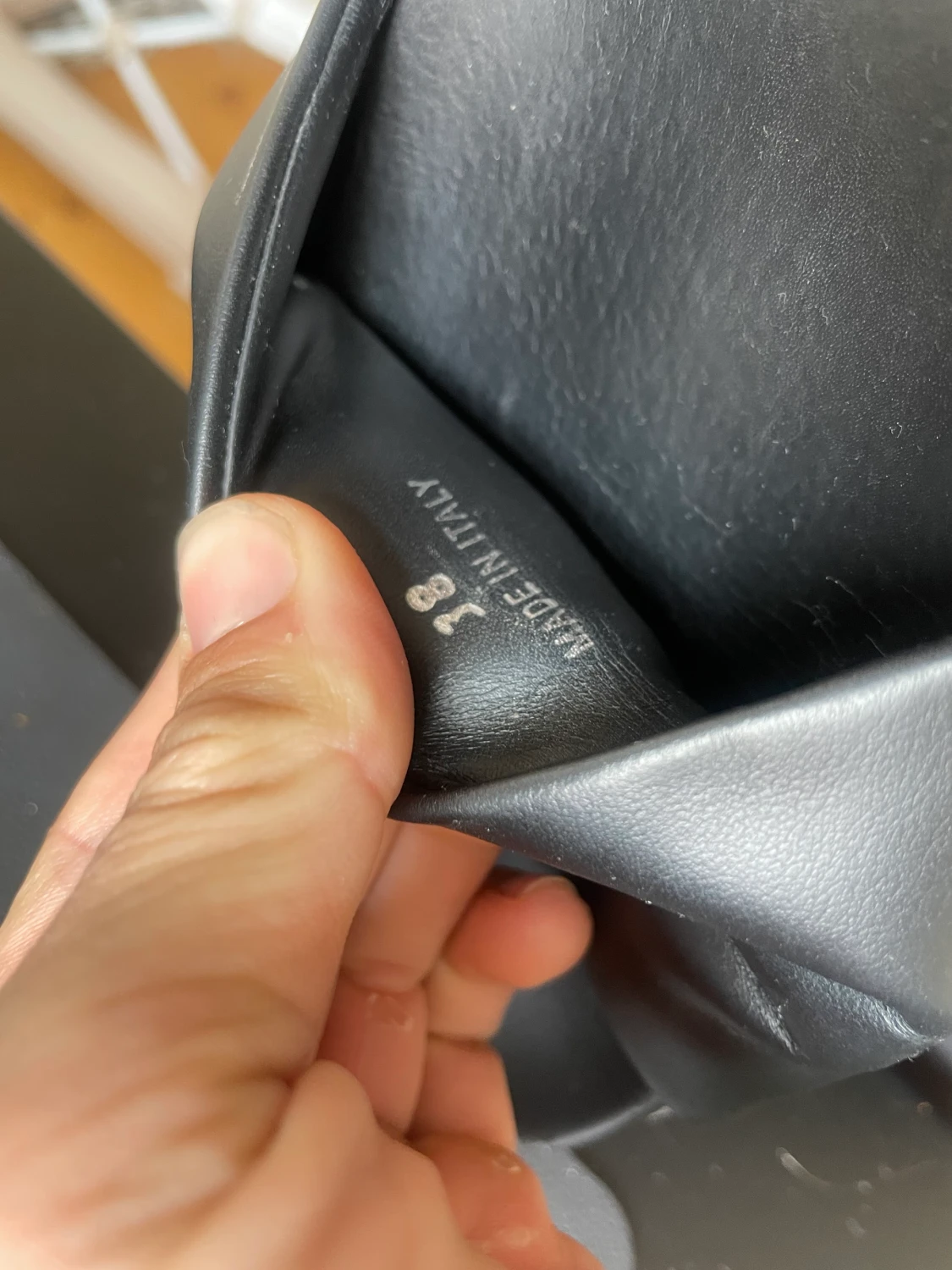 PRADA leather slides - 90