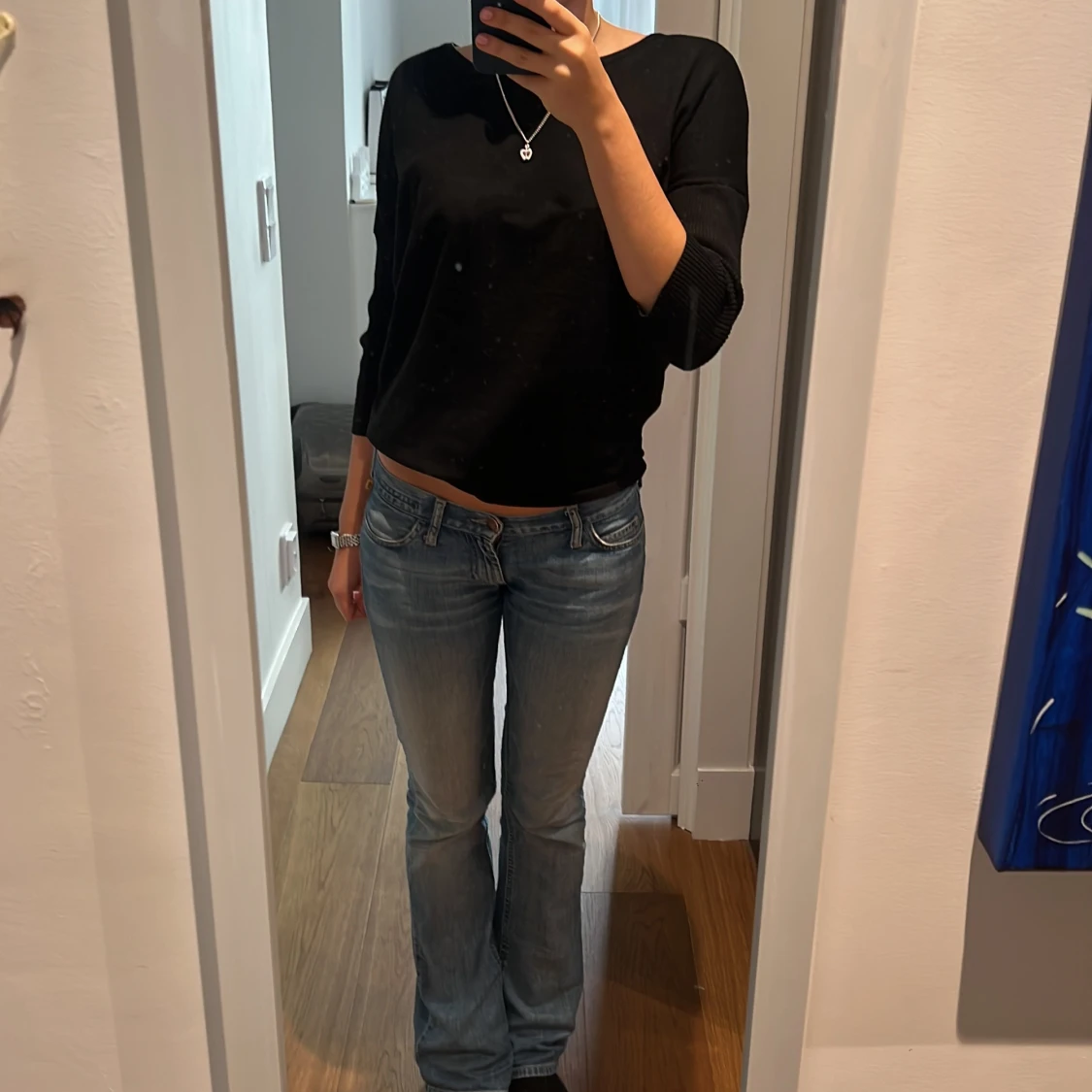 Trekvartsärmad tröja 