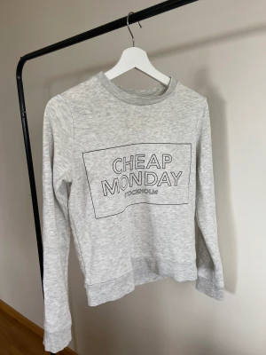 Tröja - Ljusgrå med tryck 