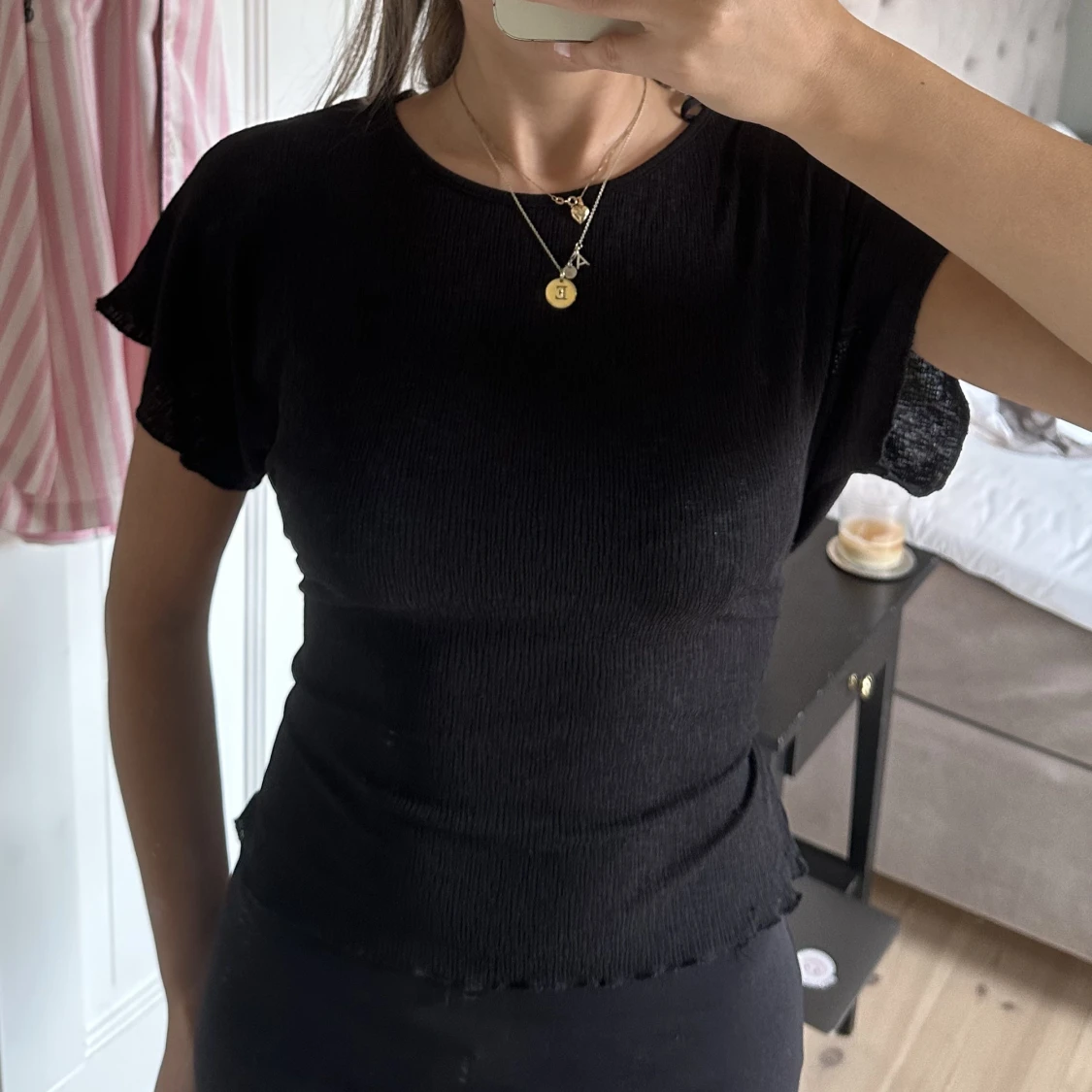 Topp från Zara med rosett  - 91