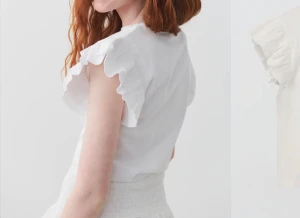 Topp - Har vit och gul Skriv för mer bilder