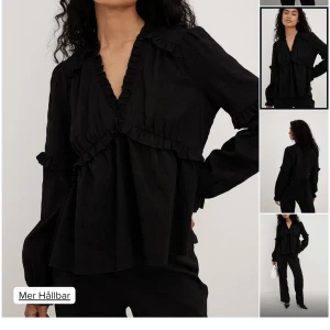 Blus NAKD - Säljer denna jätte fina blus från nakd som tyvärr inte kommer till användning. Den har används ca 2 gånger. Den är alltså i nyskick. Storlek 36 men passar absolut en 34 osv då jag själv har det. Hör av er vid frågor eller tryck gärna på köp nu💞 org 399kr