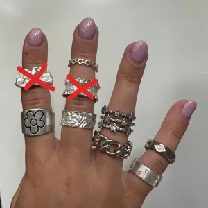 Silver ringar - Säljer för 69kr/st 💕 silverfärgade och rostfria. 