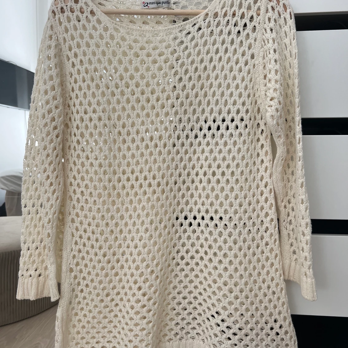 Stickad strandklänning - 90