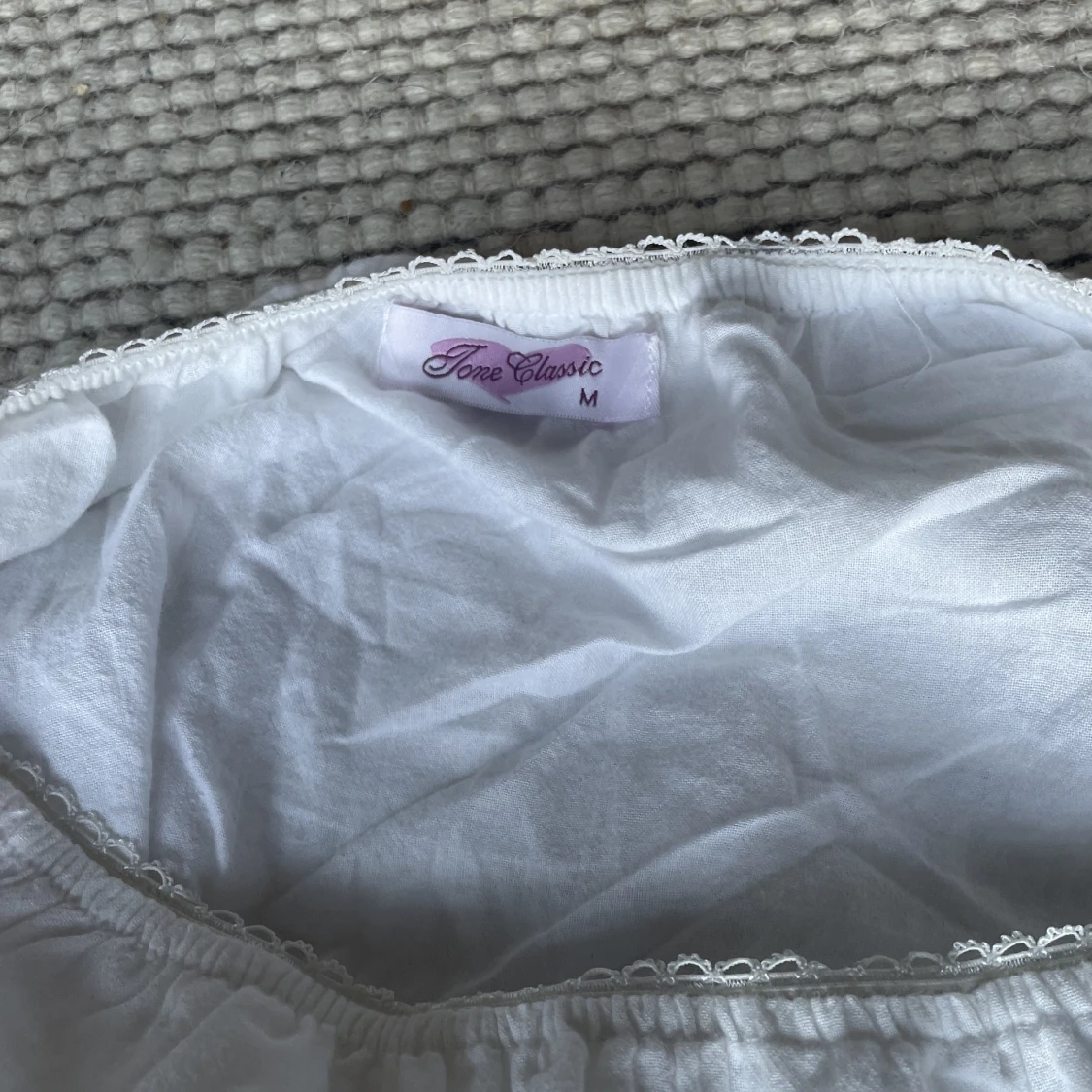 Vit lång kjol  - 91