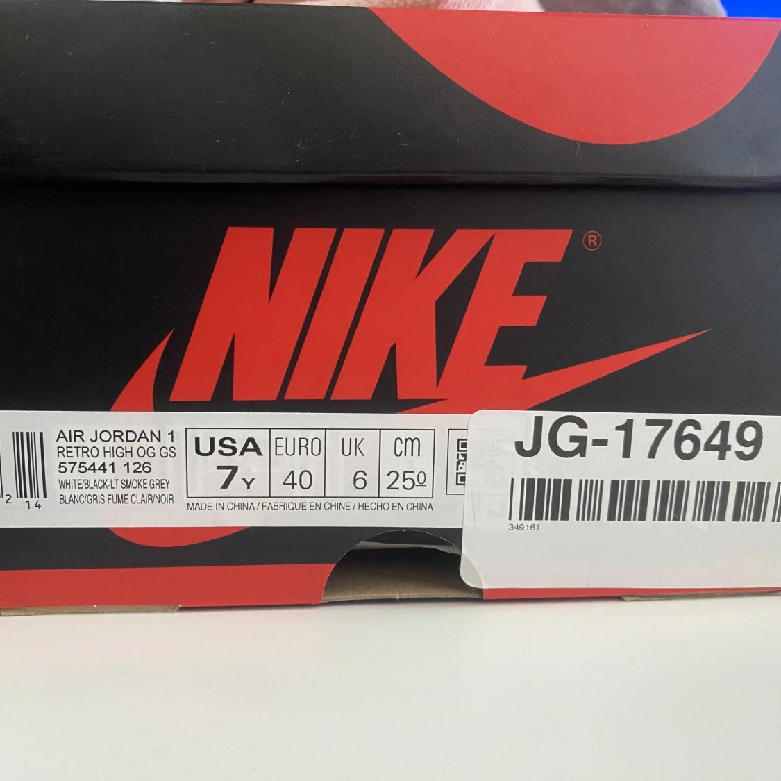 Air Jordan 1 retro high light smoke grey  - 91