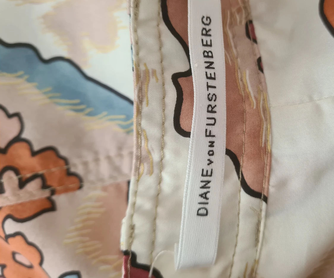 Unik siden klänning Diane von Furstenberg - 90