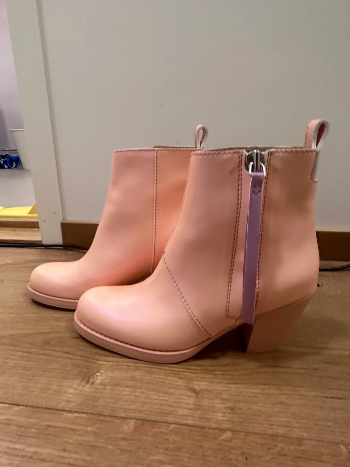 Acne Pink Boots- NEVER WORN
