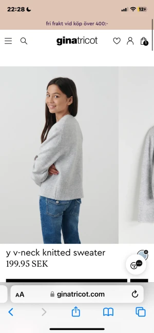 Stickad tröja - Stickad tröja från Gina Young i storleken 158/164 Aldrig använd fler bilder vid intresse 