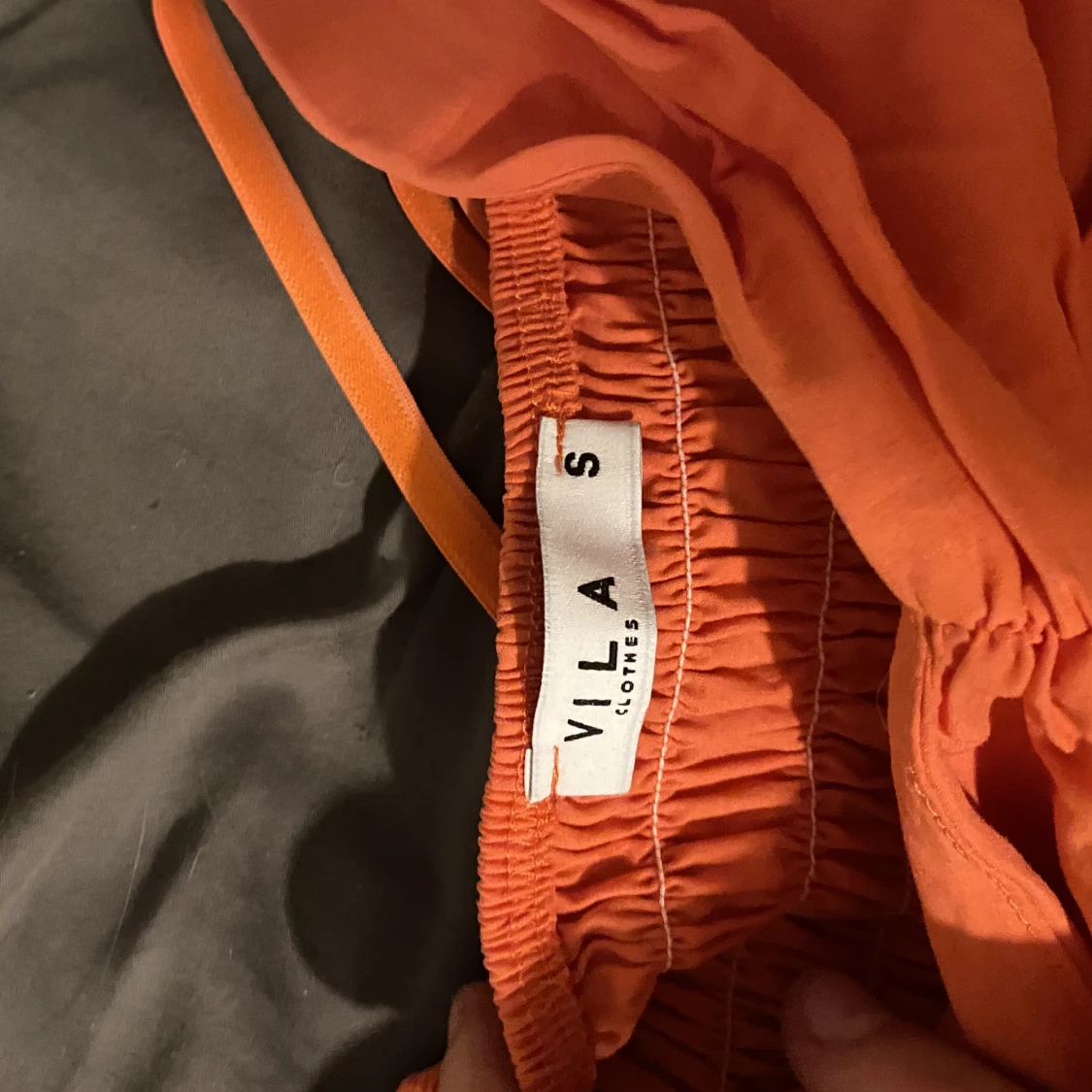 Orange klänning  - 90
