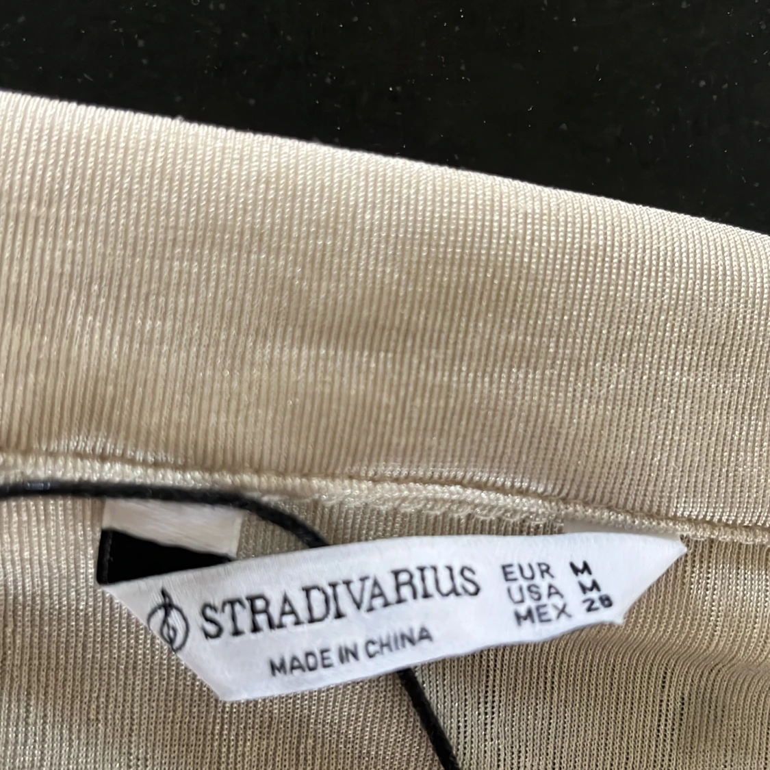 Beige glittrig Skjorta - 91