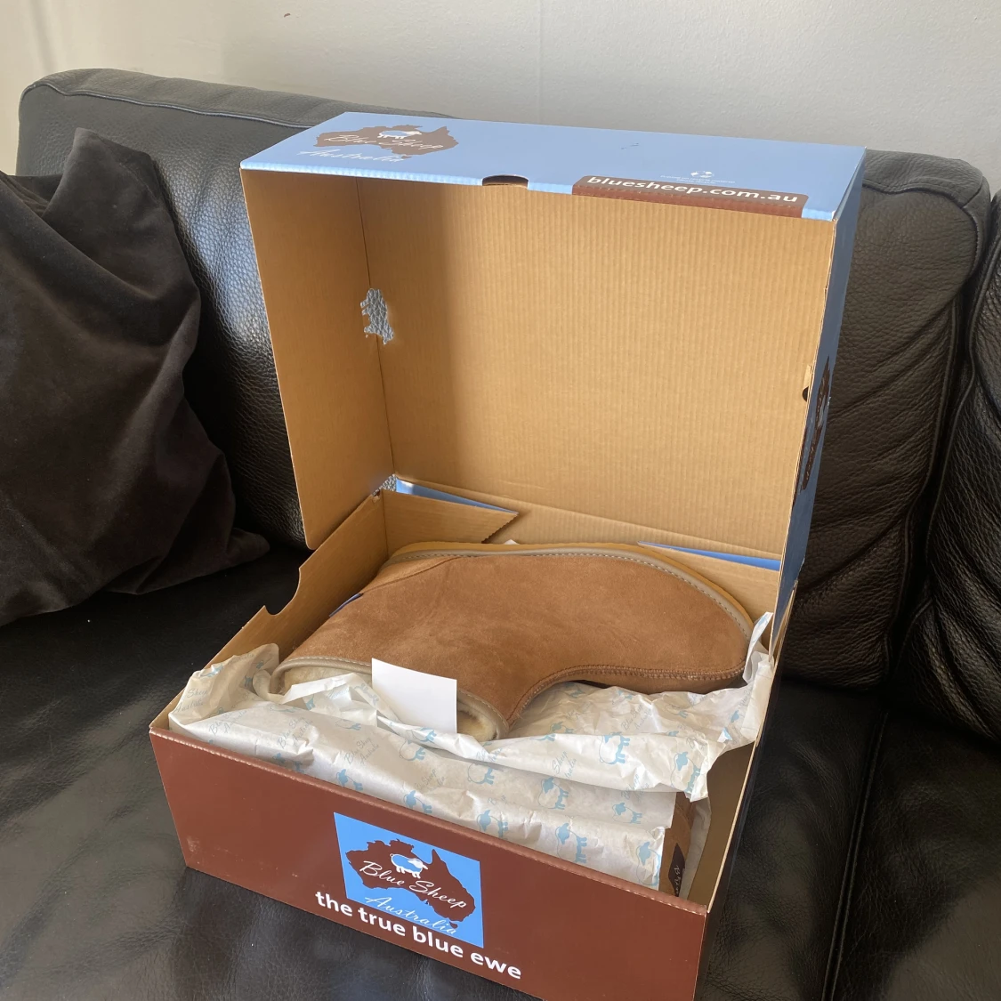 Blue sheep Ugg boots