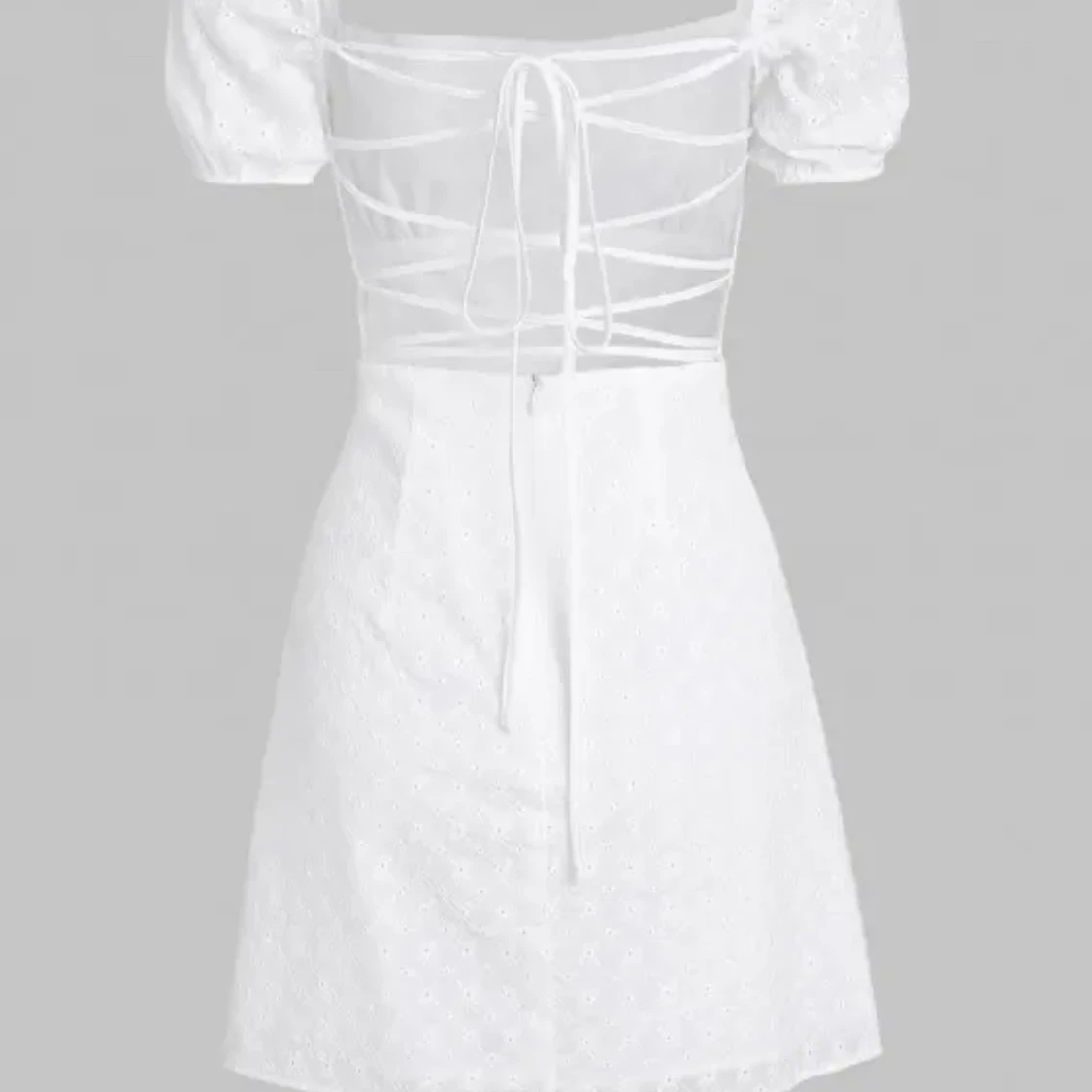 Studentklänning vit - 90