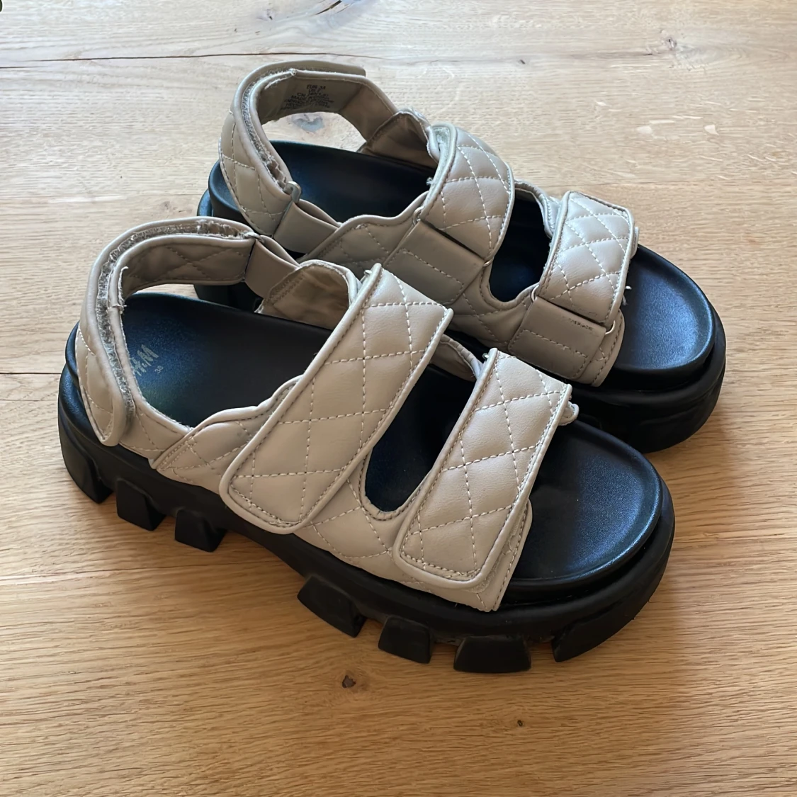 Chunky quiltade sandaler H&M - 91