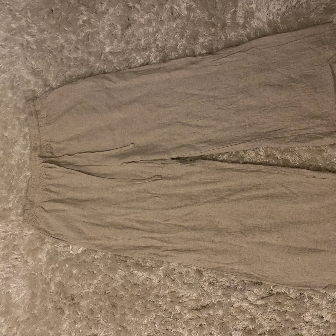 Linnebyxor i storlek M - 90