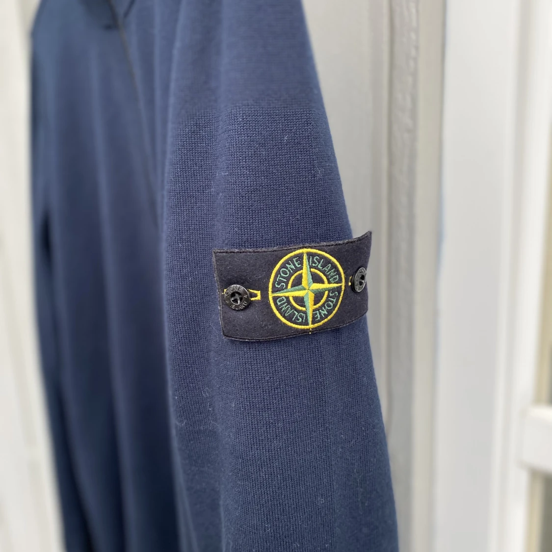 Stone Island Logo-Patch Zipped High-Neck Sweatshirt stl M - 91