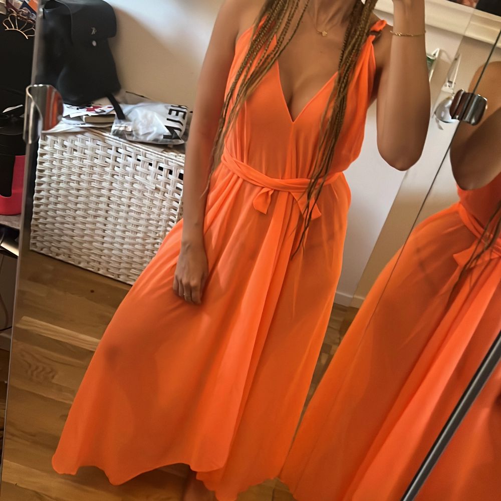 Orange Strand klänning - Zury | Plick Second Hand