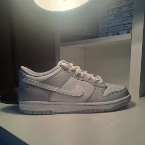 Nike dunk low "Two tone grey" (GS) - Säljer dessa Nike dunk low "Two tone grey" (GS) från företaget "Merchsweden" i storlek 38,5. Skorna säljs för 2999kr på deras hemsida. Skorna är i nyskick och har aldrig varit använda, pris: 1199kr (kan diskuteras). Skriv gärna vid frågor!