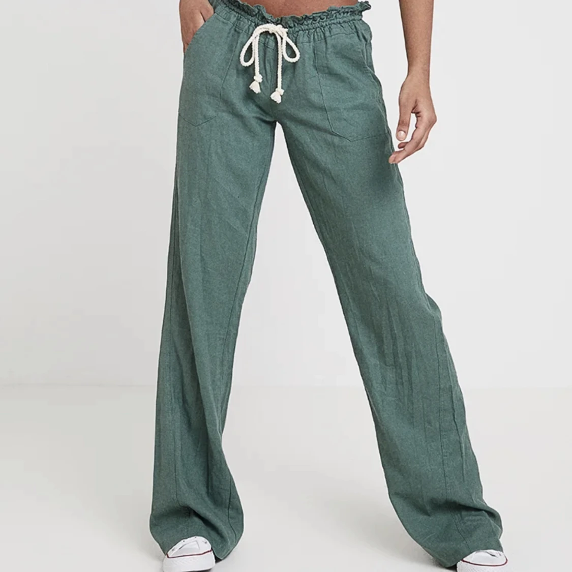 Gröna Roxy-linnebyxor - 91