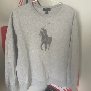 Ralph Lauren Sweatshirt - ✏️Grå Ralph Lauren sweatshirt i strl. S (ish). Använd men i bra skick!