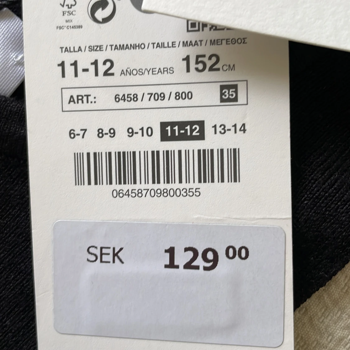 Zara topp svart - 90