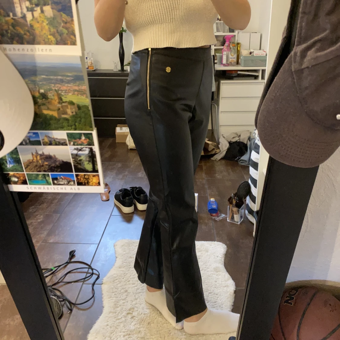 Skinn byxor - 91