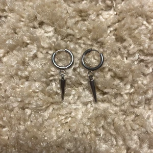 Silver örhängen - Ett par silver örhängen
